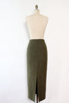 Ralph Lauren Moss Tweed Skirt M