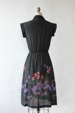 Moody Tulips Collar Dress XS-M