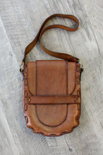 Tabby Stitch Saddle Bag