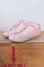 Pastel Pink Cutout Sneakers 8