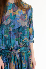 Painterly Draped Dress M/L