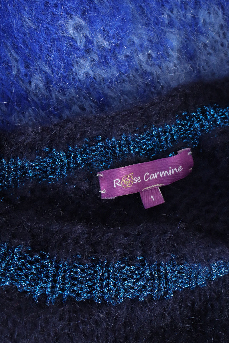 Mohair Ombré Rose Carmine Sweater S/M