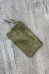 Moss Leather Horse Emblem Pouch