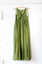 Moss Chiffon Bow Back Dress XS