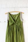 Moss Chiffon Bow Back Dress XS