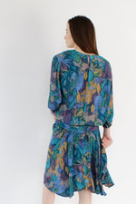 Painterly Draped Dress M/L