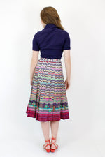 Sale / Mad Geometry Pleated Skirt M/L