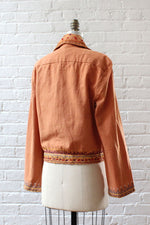 Saffron Embroidered Jacket S/M