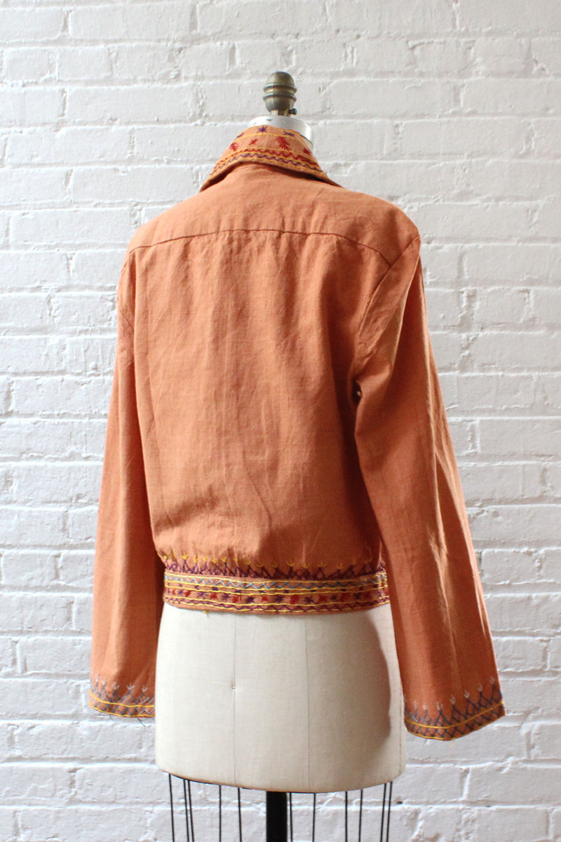 Saffron Embroidered Jacket S/M