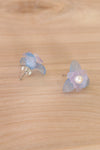 Lavender Petal Flower Studs