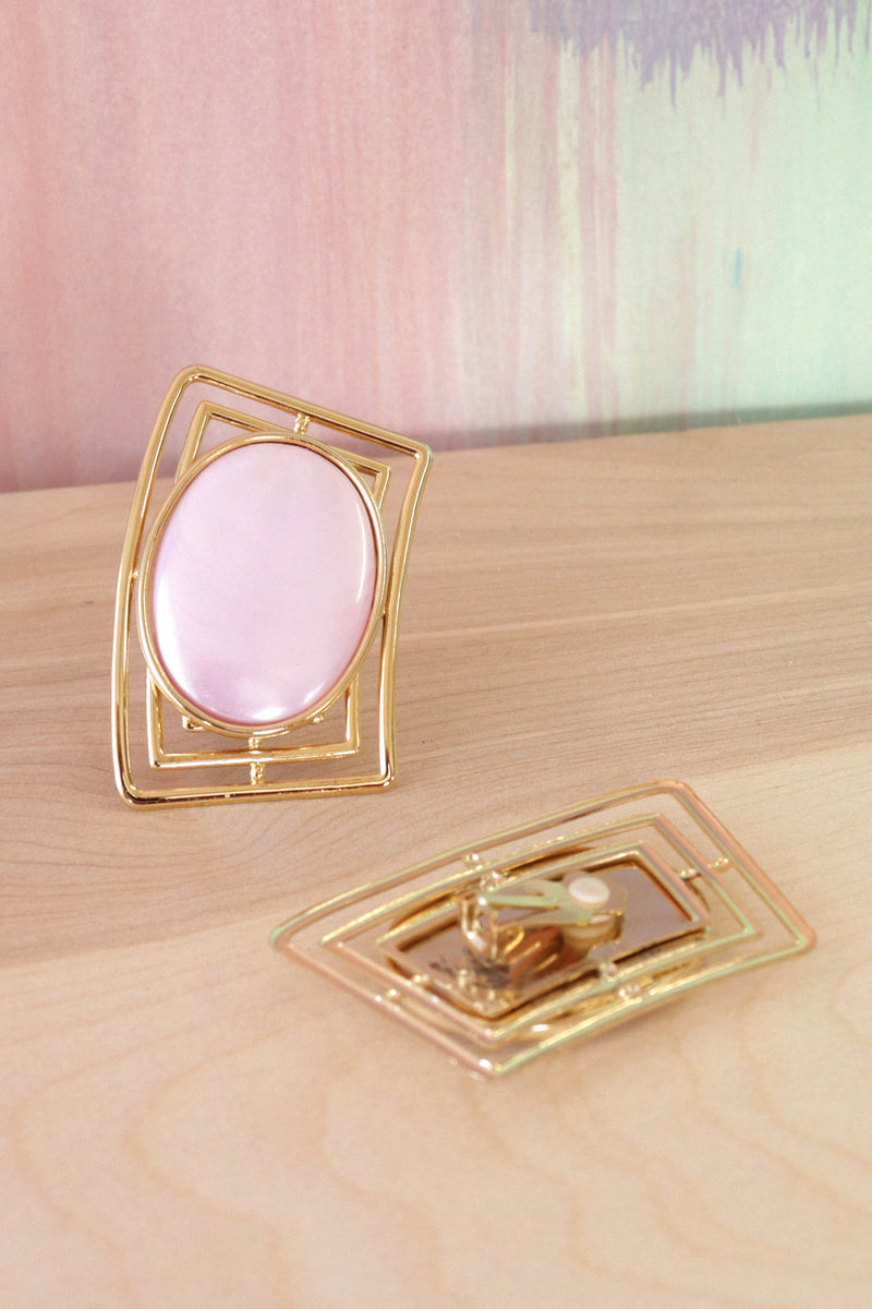 Golden Border XL Pink Clip-ons