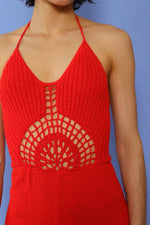 Kingston Knit Halter Jumpsuit XS-M