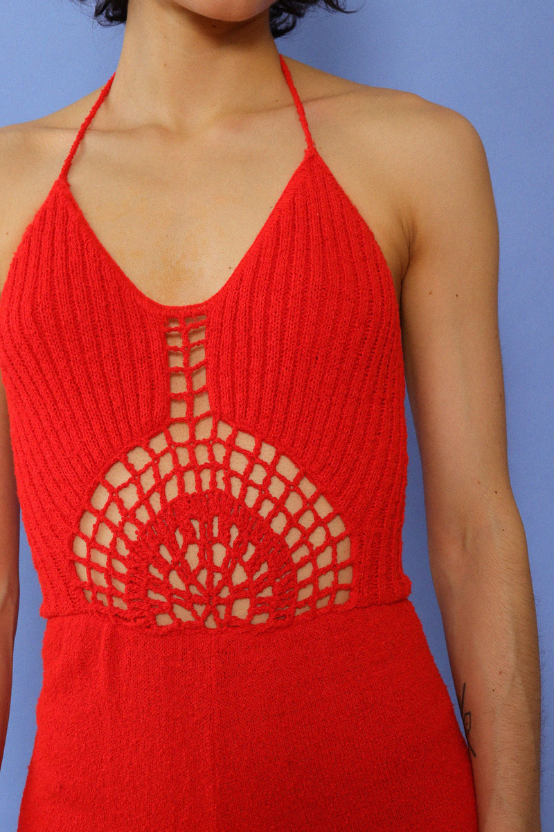 Kingston Knit Halter Jumpsuit XS-M