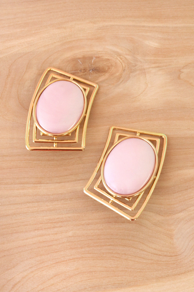 Golden Border XL Pink Clip-ons