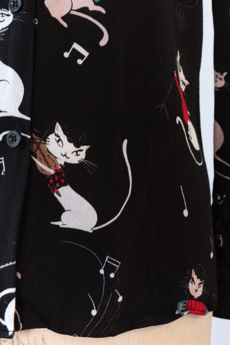 Moschino Musical Kitty Blouse S