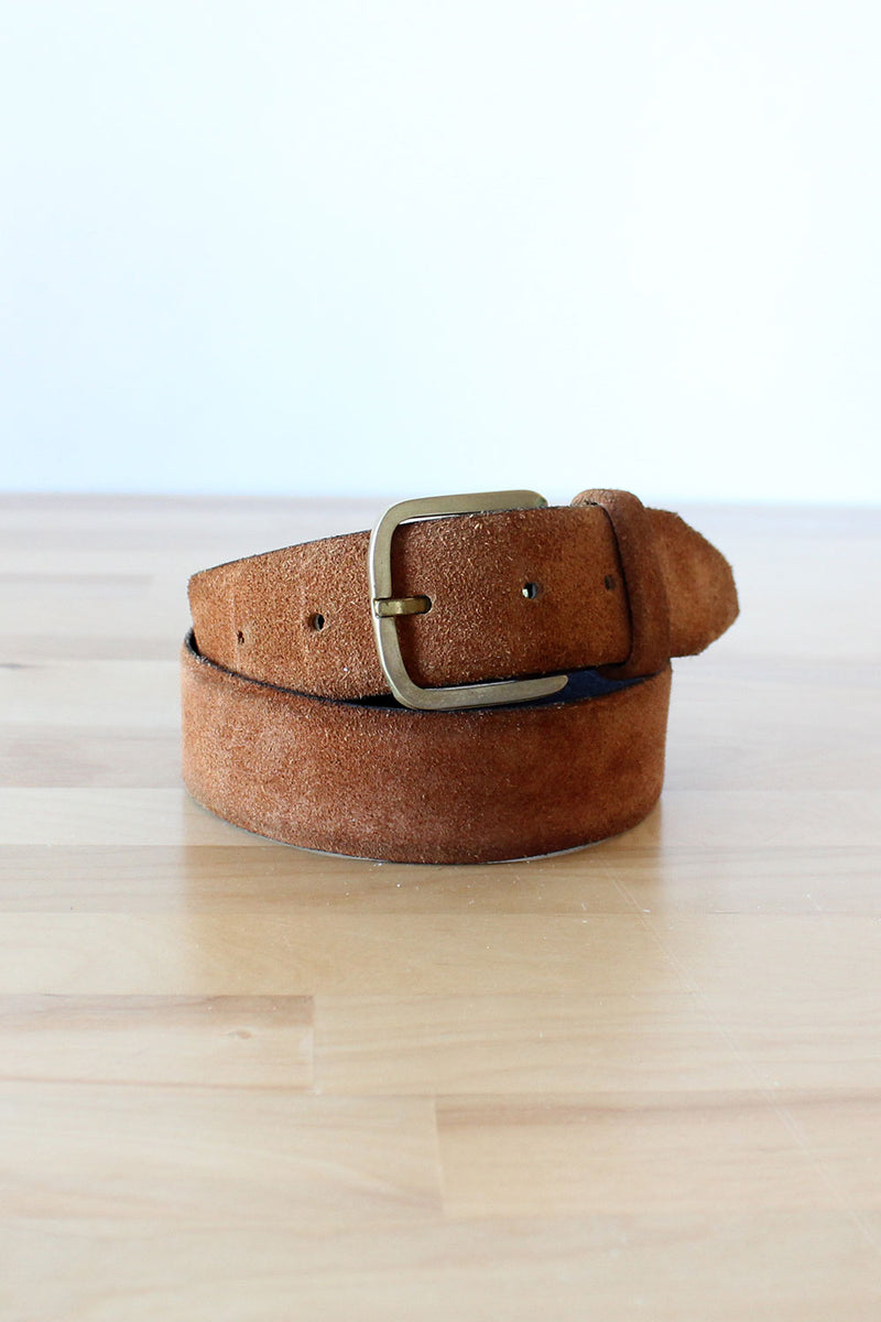 Chestnut Suede Belt