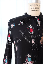Moschino Musical Kitty Blouse S