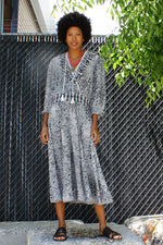 Diane Freis B&W Dress M/L