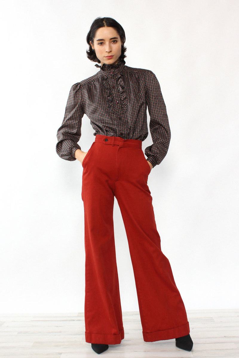 Brick Dot Blouse M