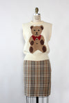 Teddy Bear Sweater Vest M/L