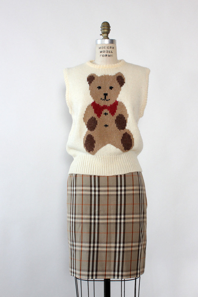 Teddy Bear Sweater Vest M/L