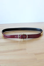 Céline Burgundy Waistbelt