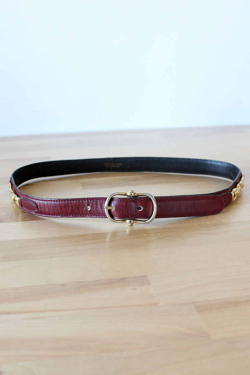 Céline Burgundy Waistbelt