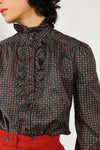 Brick Dot Blouse M