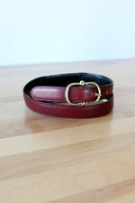 Céline Burgundy Waistbelt