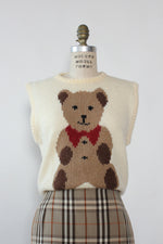 Teddy Bear Sweater Vest M/L