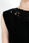 Velvet Cutout Shell M