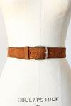 Chestnut Suede Belt