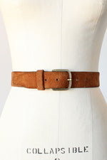 Chestnut Suede Belt