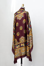 Royal Purple Paisley Shawl