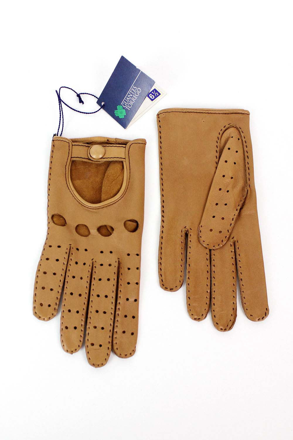 Spanish Leather Driving Gloves