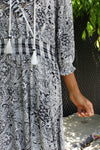 Diane Freis B&W Dress M/L