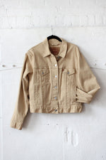 Khaki Levis Denim Trucker Jacket M