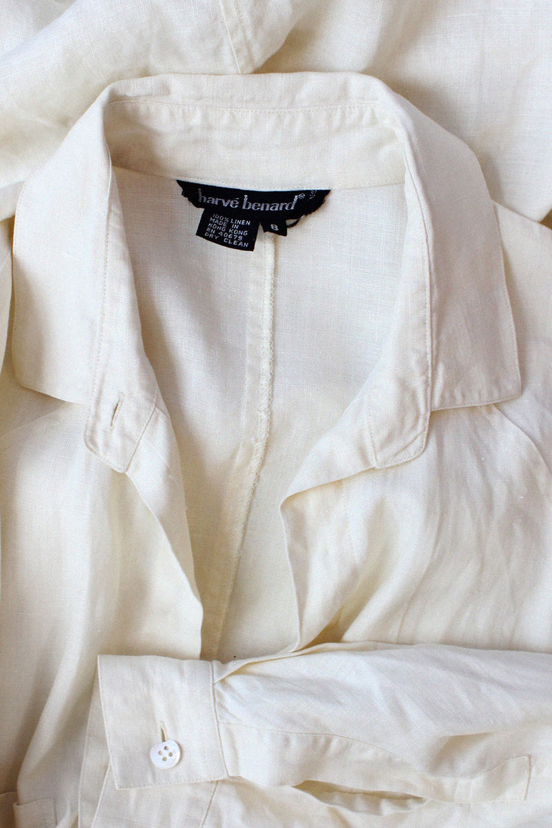 Harvé Benard Linen Duster S-L