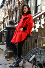 Braetan Cocoon Cape Coat