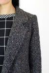 vintage wool coat detail