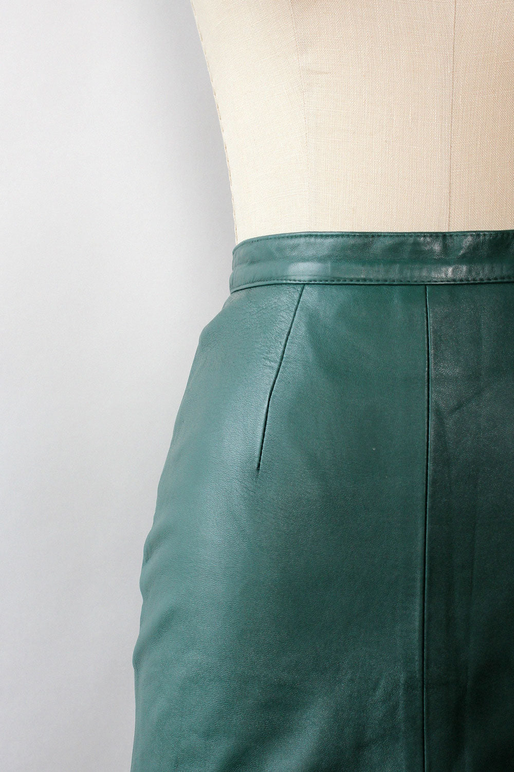 Ivy Leather Pencil Skirt S