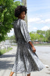 Diane Freis B&W Dress M/L