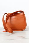 Tangerine Leather Coach Bag