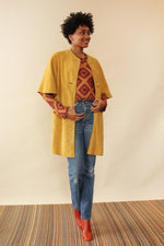 Sixties Suede Crop Sleeve Coat S/M