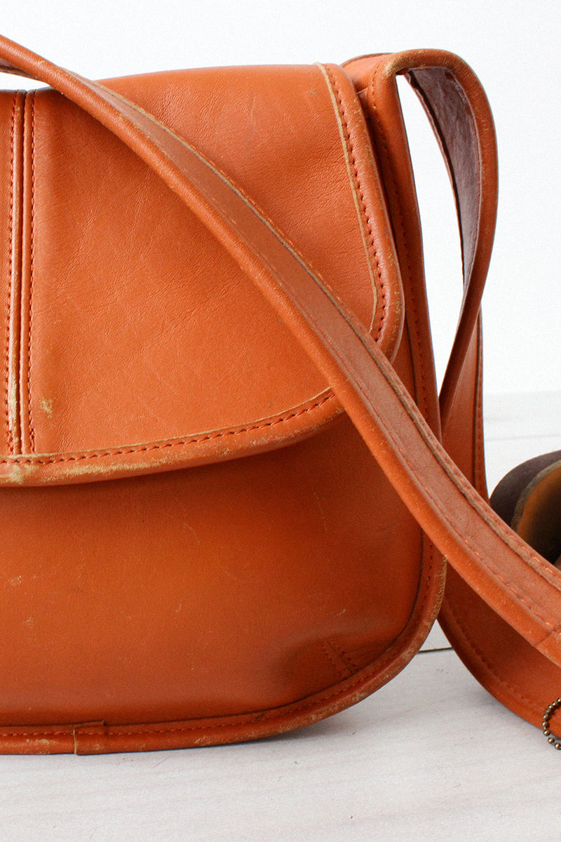 coach derby backpack tangerine Tangerine Leather Coach Bag – OMNIA