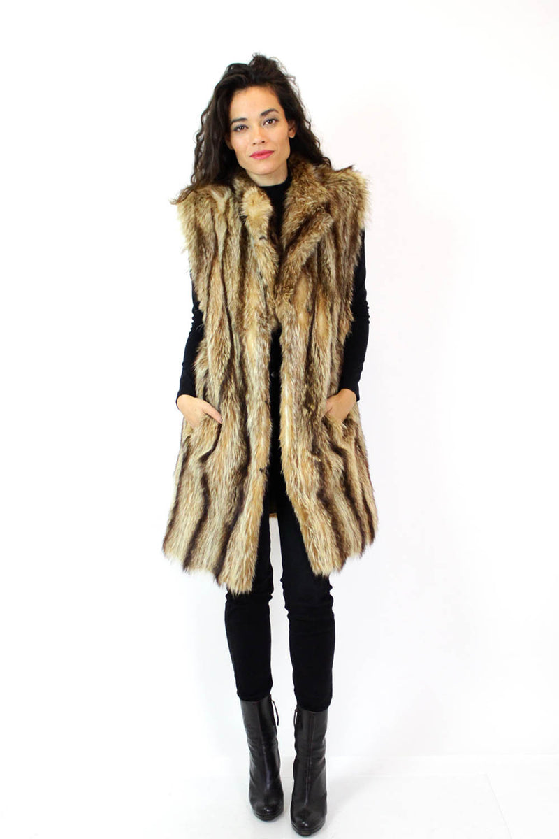Long Fur Vest