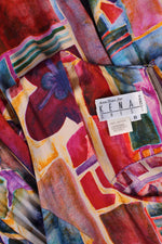 Tjian Watercolor Abstract Dress M
