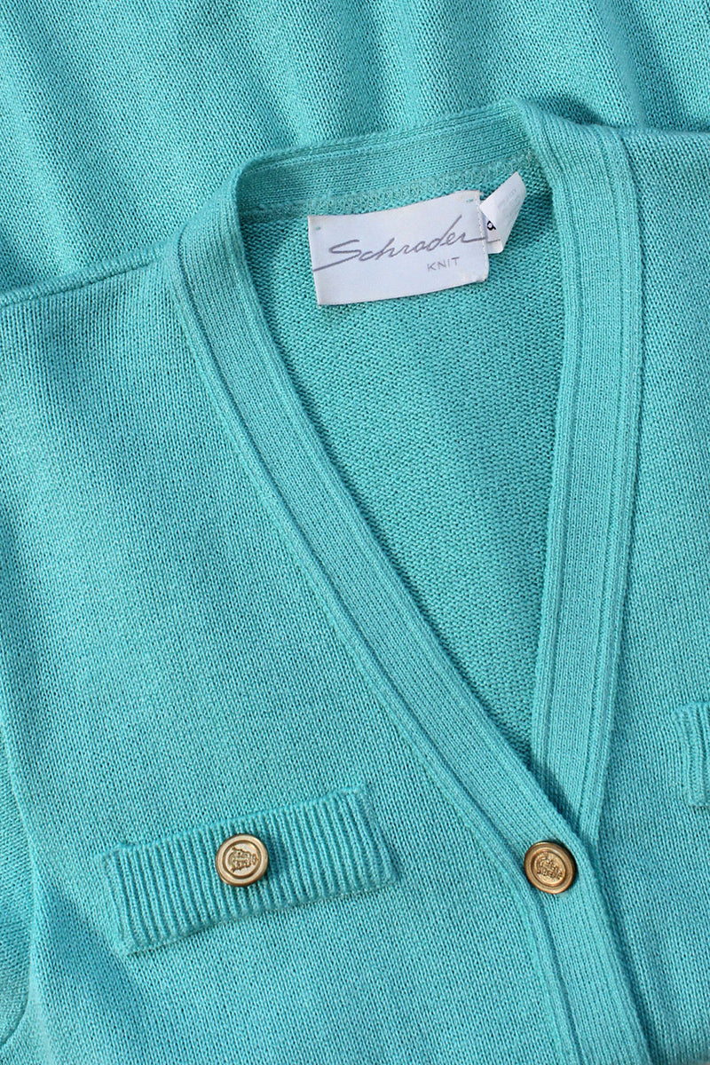 Schrader Turquoise Knit Dress S/M