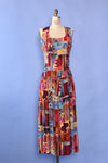 Tjian Watercolor Abstract Dress M