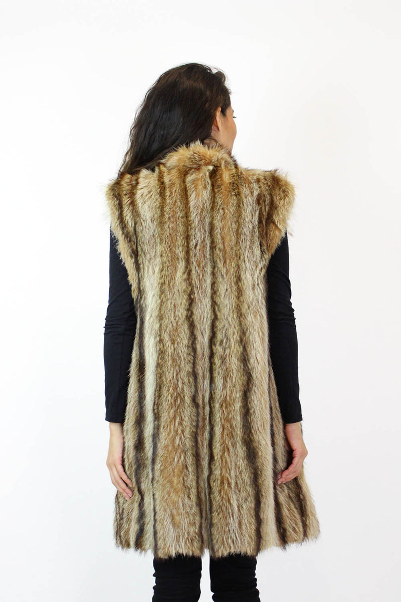 Long Fur Vest
